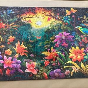 Tropical Paradise Puzzle - Vibrant Colors